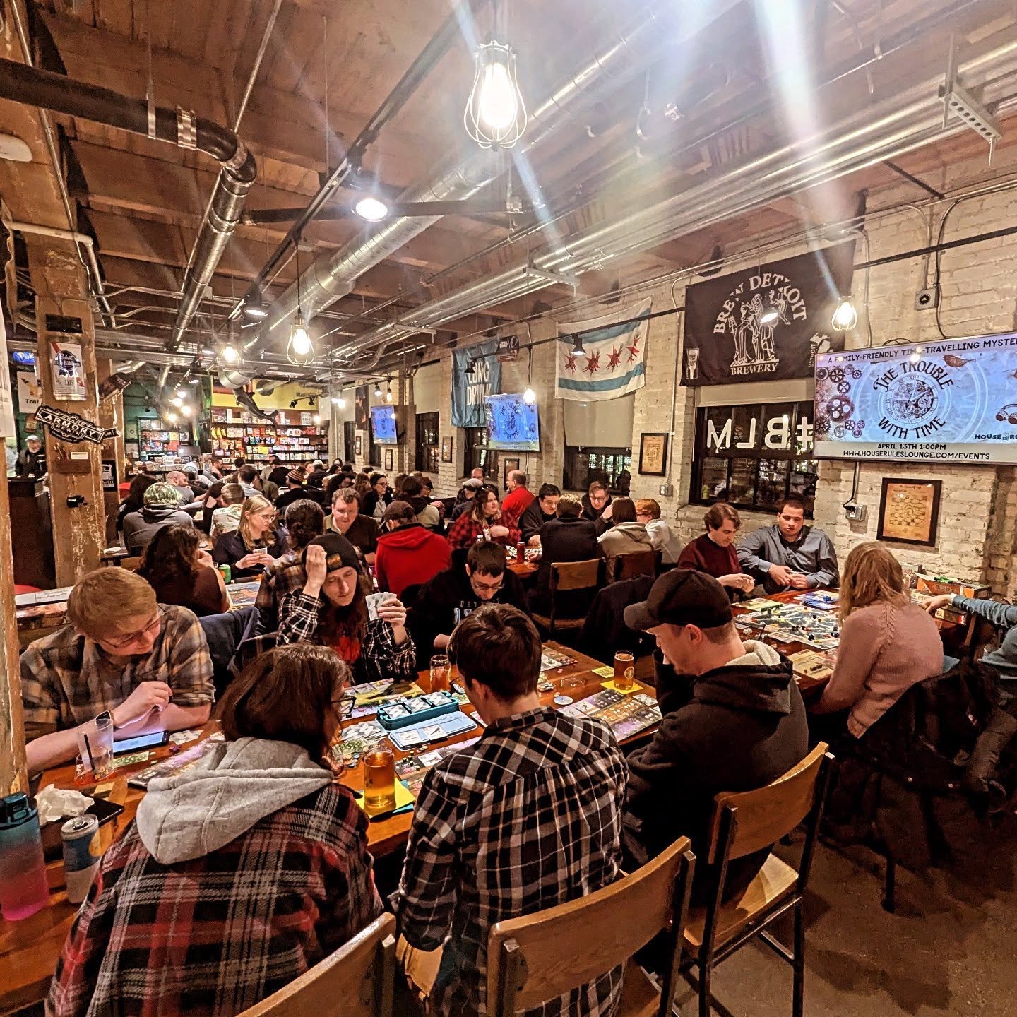 people playing games